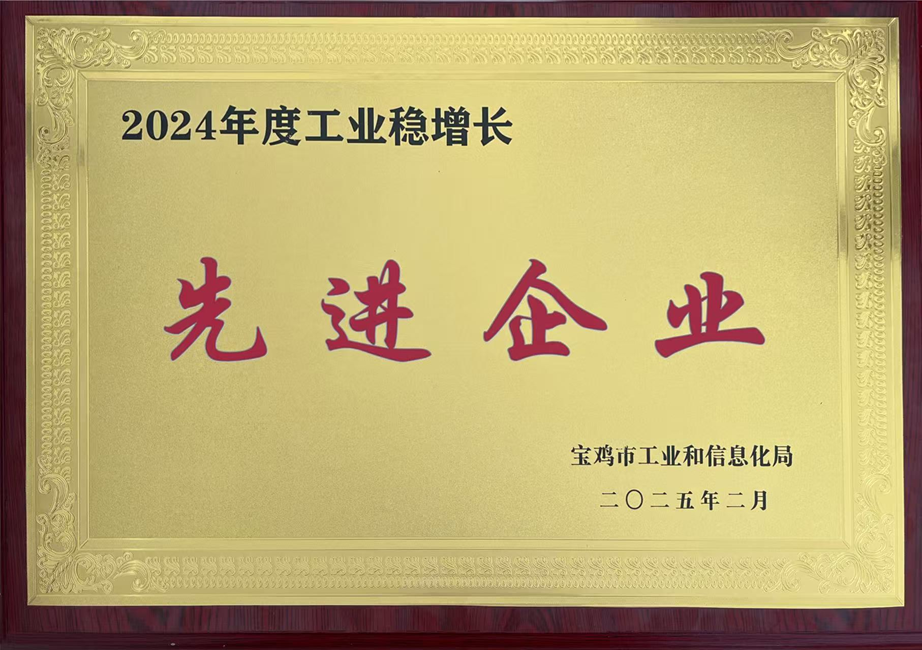 汉德车桥荣膺2024年度工业稳增长